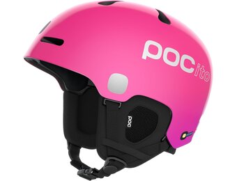 POC Uniseks jeugd POCito Fornix MIPS kinderskihelm, fluorescerend roze, M-L (55-58cm)