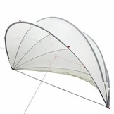 vidaXL Pooldome Grijs en Oranje 430 x 430 x 210 cm