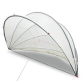 vidaXL Pooldome Grijs en Oranje 430 x 430 x 210 cm