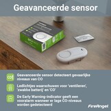 FireAngel Koolmonoxidemelder FA3820 Wit - 10 Jaar Levensduur - 58% Korting