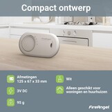 FireAngel Koolmonoxidemelder FA3820 Wit - 10 Jaar Levensduur - 58% Korting