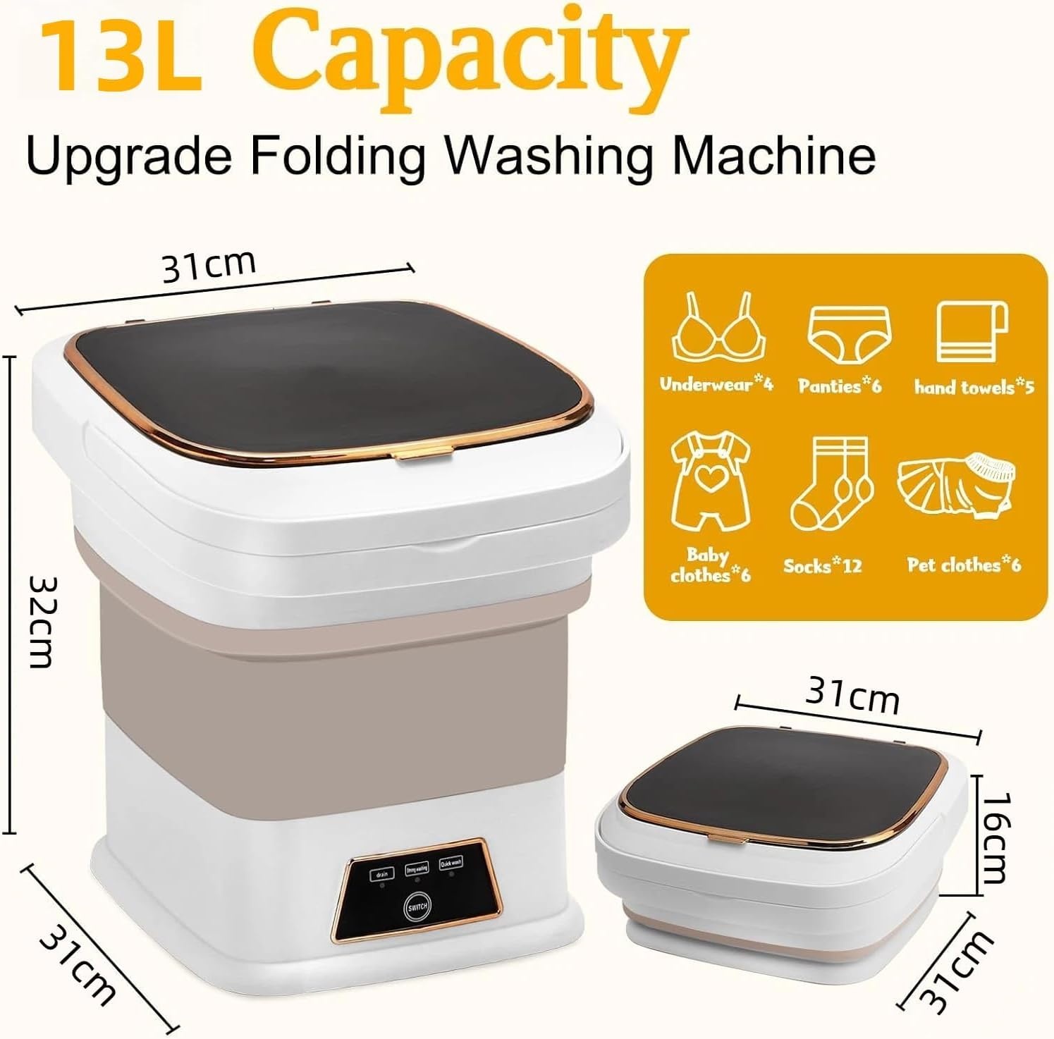 mini wasmachine