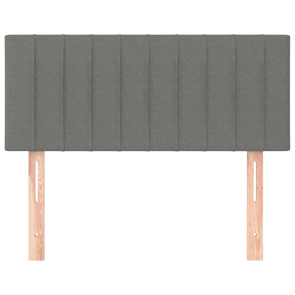 Hoofdbord 90x5x78/88 cm Donkergrijs Stof - 77% Korting!