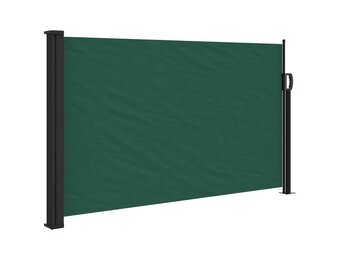vidaXL Windscherm uittrekbaar 120x500 cm donkergroen
