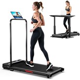 Quekuane Opvouwbare Loopband Zwart - Compacte Wandelpad voor Thuis en Kantoor - 6 km/u