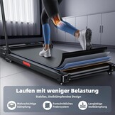 Quekuane Opvouwbare Loopband Zwart - Compacte Wandelpad voor Thuis en Kantoor - 6 km/u