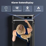 Quekuane Opvouwbare Loopband Zwart - Compacte Wandelpad voor Thuis en Kantoor - 6 km/u