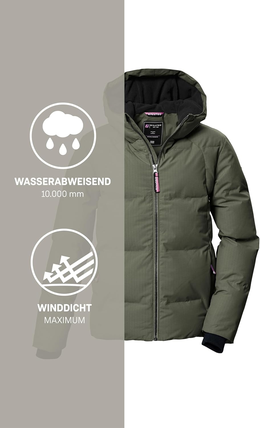 Gewatteerd Winterjack Meisjes - Waterdicht & Winddicht (10.000mm) - Met Korting!