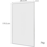 Infraroodverwarming 1000 watt, infraroodverwarming wandmontage tot 120 graden Celsius voor 10-25 ㎡ - 1-3 minuten op bedrijfstemperatuur - TÜV.