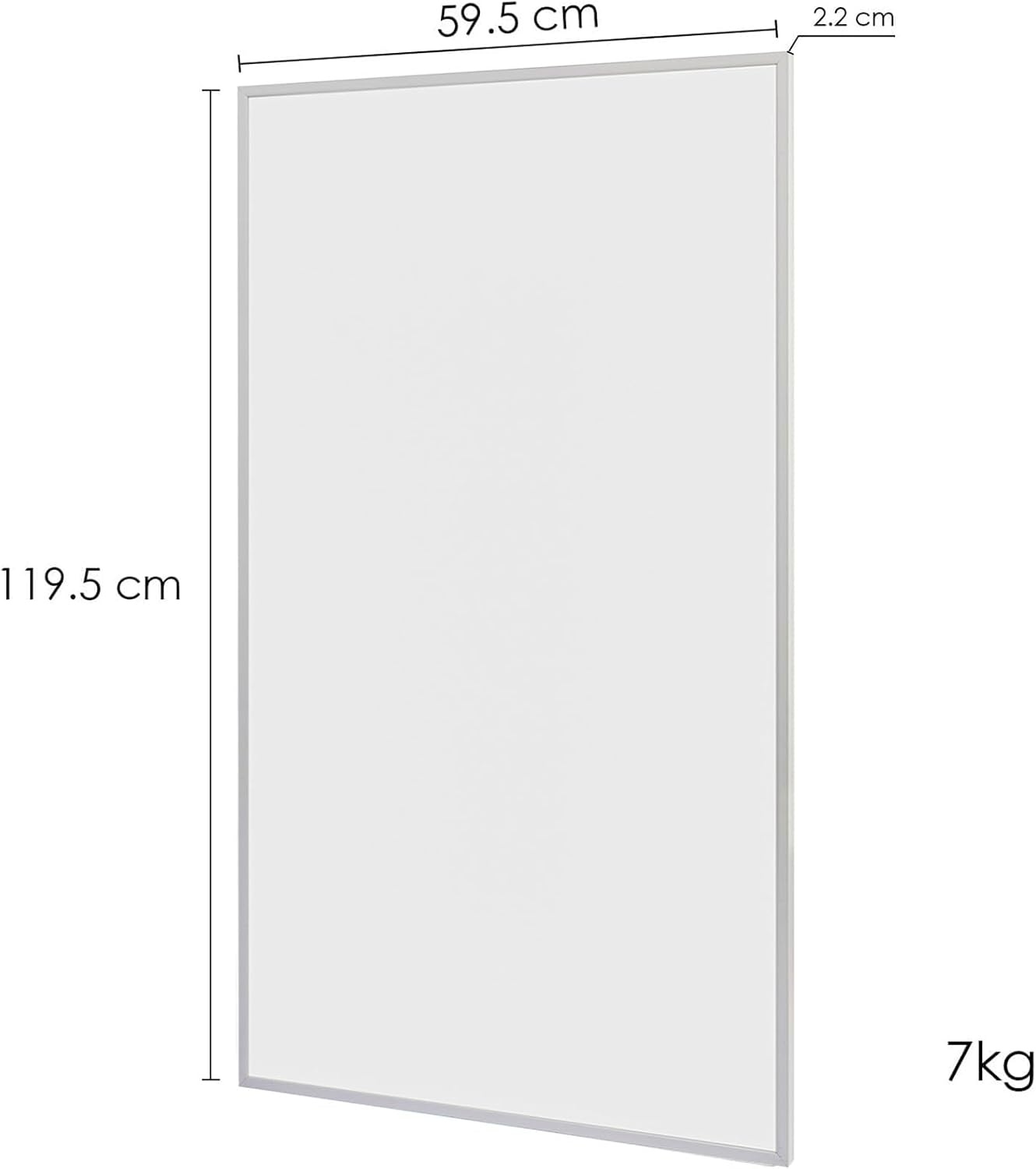 Infraroodverwarming 1000 watt, infraroodverwarming wandmontage tot 120 graden Celsius voor 10-25 ㎡ - 1-3 minuten op bedrijfstemperatuur - TÜV.