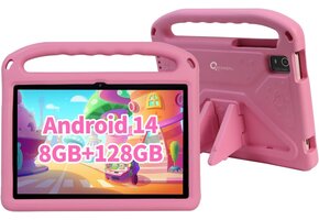 Kindertablet 10" Android 14 met Beschermhoes - 53% Korting!