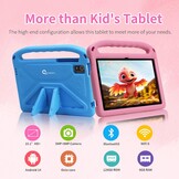 Kindertablet, 10 inch Android 14-tablet voor kinderen met beschermhoes, CWOWDEFU Kids Pad heeft 8 GB RAM, 128 GB ROM (tot 1 TB bruikbaar), WiFi 6, Bluetooth 5.0, 6000 mAh, GPS
