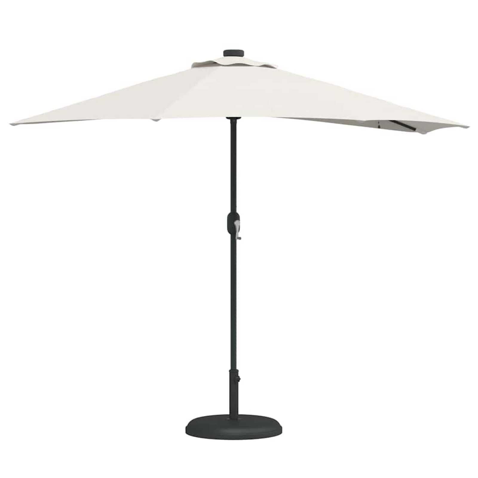 vidaXL Tuinsaal Half Zand 294 x 150 x 224 cm Stof