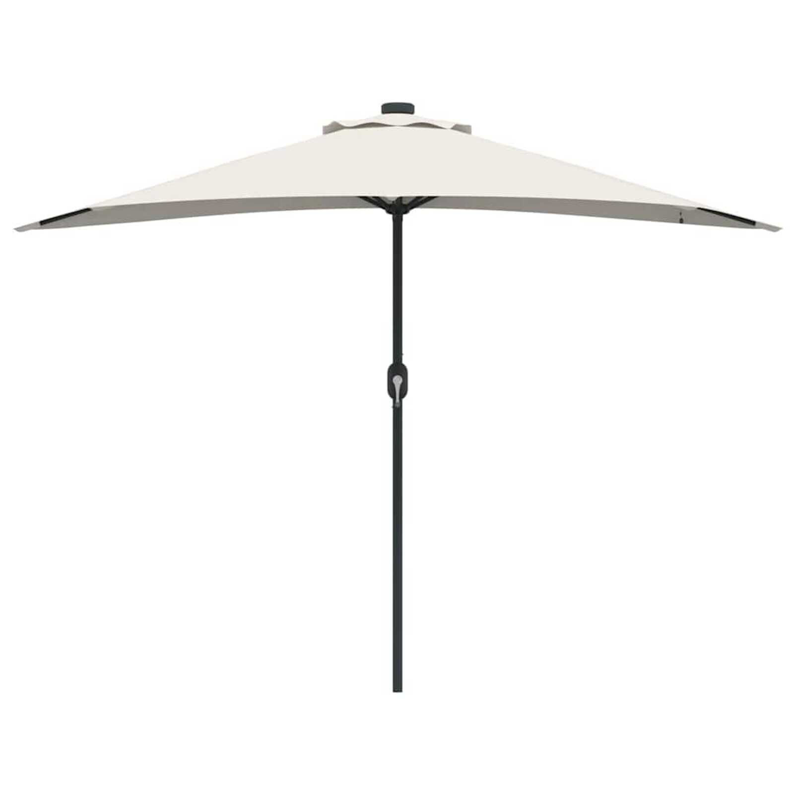 vidaXL Tuinsaal Half Zand 294 x 150 x 224 cm Stof