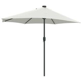 vidaXL Tuinsaal Half Zand 294 x 150 x 224 cm Stof