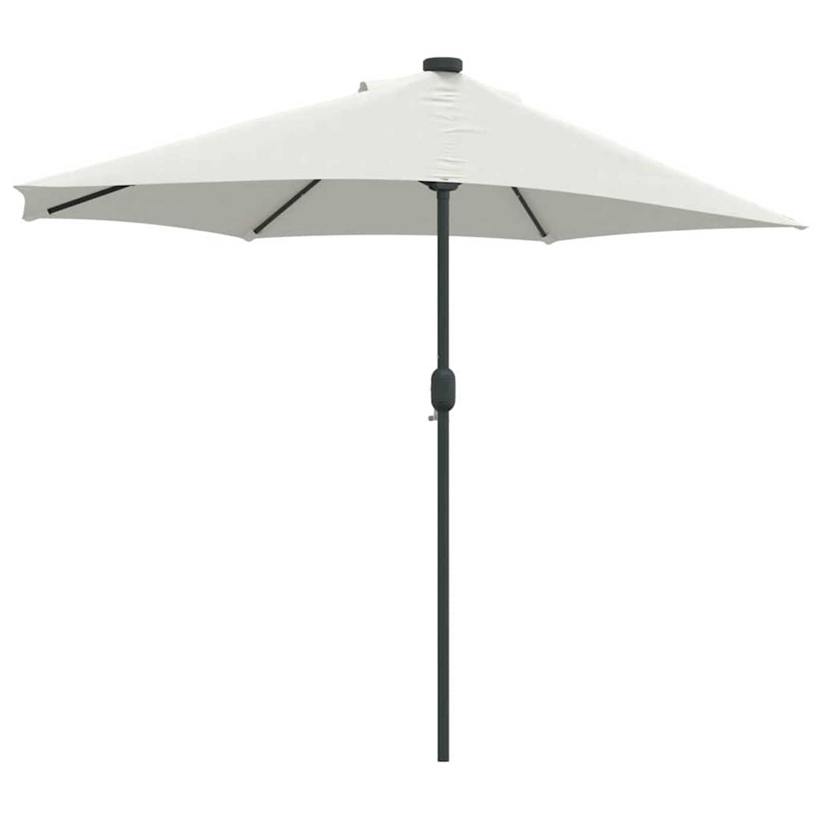 vidaXL Tuinsaal Half Zand 294 x 150 x 224 cm Stof