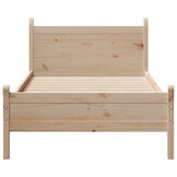 vidaXL Bedframe zonder matras massief grenenhout 90x200 cm