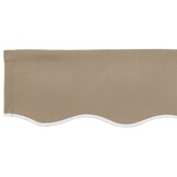 VidaXL Vervangingsdoek Zonnescherm Beige 235x195cm Polyester - 60% Korting