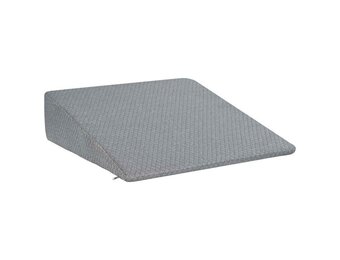 vidaXL Wedge Kussen 69 x 64 x 19 cm Medium Traagschuim Grijs