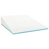 vidaXL Wedge Kussen 69 x 64 x 19 cm Medium Traagschuim Grijs