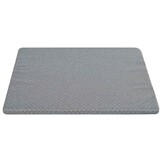 vidaXL Wedge Kussen 69 x 64 x 19 cm Medium Traagschuim Grijs