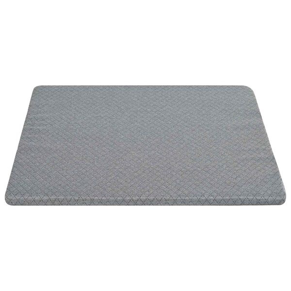 vidaXL Wedge Kussen 69 x 64 x 19 cm Medium Traagschuim Grijs