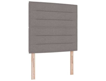vidaXL Hoofdbord Taupe Stof