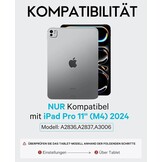 Toetsenbordhoes iPad Pro 11 inch (2024) M4 met Trackpad & 7-kleuren Verlichting - 56% Korting