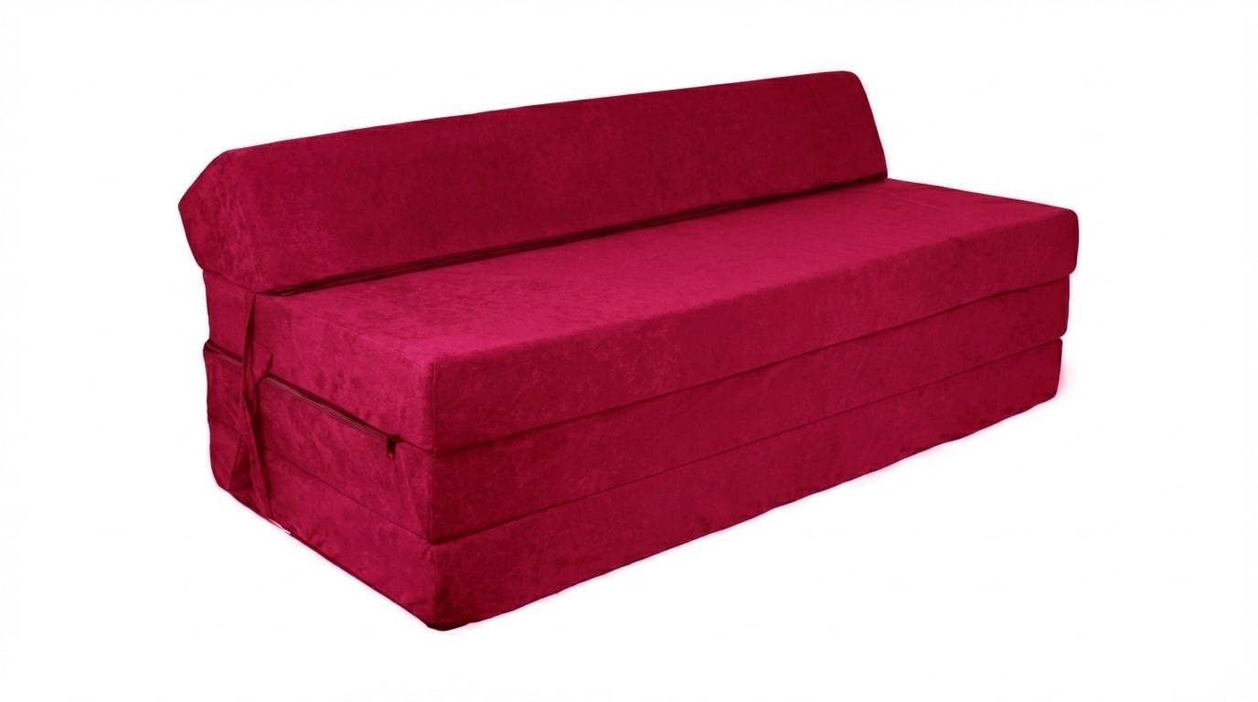 Opvouwbaar Matras 200x120cm Bordeaux - 41% Korting