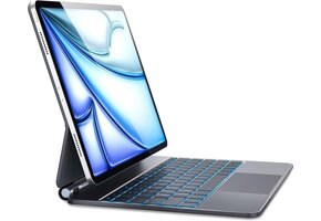 Draadloze iPad Pro/Air Toetsenbordhoes met Touchpad & Verlichting