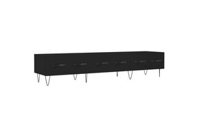 VidaXL TV-meubel 150x36x30 cm Bewerkt Hout Zwart - 34% Korting