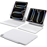 ESR iPad Pro 13 inch (2024) hoes met toetsenbord, toetsenbordhoes met verstelbare magnetische standaard, hoge/verhoogde modus voor iPad Air 13-toetsenbord, afneembare beschermhoes, Rebound 360-serie - Maat iPad Pro 13 (2024)