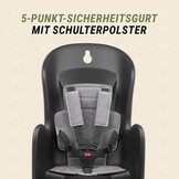 Fietszitje Achter Bilby RS voor Kinderen 9m-6j (22kg) - Framebevestiging, Verstelbaar, 5-Puntsgordel, 46% Korting