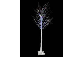 Witte Berk Kunstkerstboom 180cm met LED & 8 standen - 34% Korting