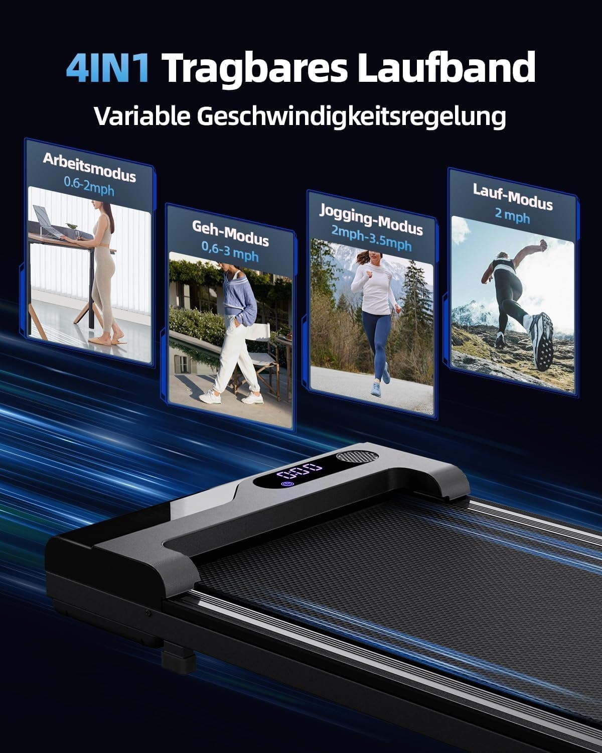 Elektrische Walking Pad met 29% Korting | Ruimtebesparend & Stil
