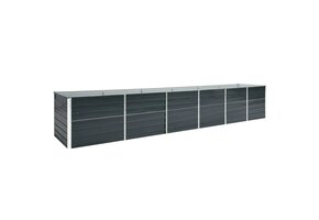 Verhoogde Plantenbak 480x80x77 cm Gegalvaniseerd Staal - 35% Korting