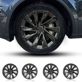 Wieldoppen Tesla Model Y 2025/2026 | 19" | Matzwart | 4 Stuks