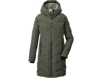 killtec Kow 219 Grls Qltd Ct meisjes Gewatteerde jas/functionele jas in donslook met capuchon