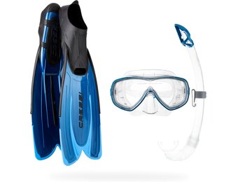 Snorkelset Volwassenen Blauw - Maat 41/42 - 34% Korting