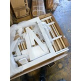 Peuterbed Huisje 140x70cm met Korting - Vurenhout Wit