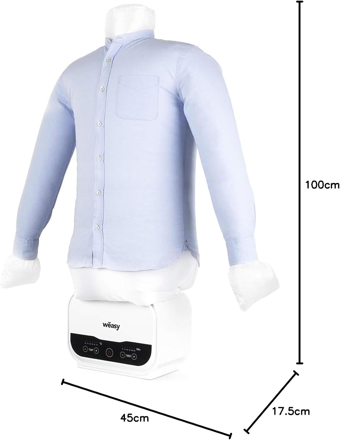 Strijkpop Automatisch 1200W - Drogen & Strijken Overhemden