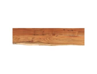 Acaciahout Wandschap met Natuurlijke Rand - 80x20x2,5 cm - 34% Korting!