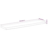 Acaciahout Wandschap met Natuurlijke Rand - 80x20x2,5 cm - 34% Korting!