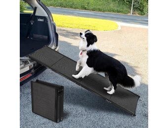 Opvouwbare Hondenloopplank voor Auto - 180x50cm Antislip