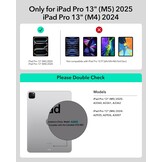 Toetsenbordhoes met Standaard voor iPad Pro 13" (2024) - 29% Korting!