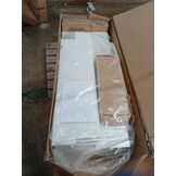 Dressoir 69,5x34x90 cm bewerkt hout wit - 74% korting