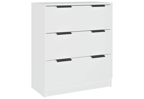 Dressoir bewerkt hout wit - 60x30x70 cm | 34% korting
