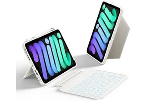 Toetsenbord Hoes iPad Mini 7/6 QWERTY Elfenwit - 34% Korting