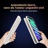 Toetsenbord Hoes iPad Mini 7/6 QWERTY Elfenwit - 34% Korting
