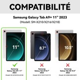 AZERTY Toetsenbordhoes met Touchpad voor Samsung Tab A9 Plus | 29% Korting